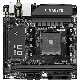 Материнська плата Gigabyte A520I AC [93620] - мініатюра 4