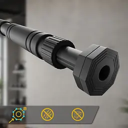 Турнік регульований Trex Sport TX-010PB 60-100см чорний - мініатюра 5