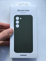 Оригінальний силіконовий чохол для Samsung Galaxy S23 Plus (6.6") Samsung Silicone Case EF-PS916TGEGRU Khaki