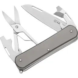 Ніж багатофункціональний Fox Vulpis Titanium Gray. 4 інструменти