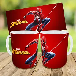 Набір: дитяча сумка-бананка+кружка Людина-павук «Spider-Man» 32х15см, бананка для хлопчика через плече на подарунок (01008) - мініатюра 3