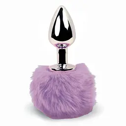 Анальна пробка FeelzToys - Bunny Tails Butt Plug Purple