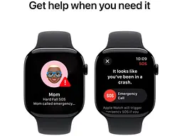 Смарт-годинник Apple Watch Series 10 GPS 46mm Jet Black Alu. Case w. Black Sport Band - M/L (MWWQ3) - мініатюра 6