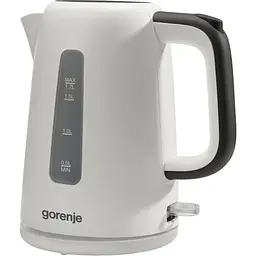 Електрочайник Gorenje 1.7 л Strix контроль пластик білий kuh0015379