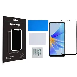 Скло захисне BeCover Oppo A17/A17k 4G Black (709774) - миниатюра 4