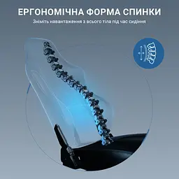 Крісло для геймерів Anda Seat Luna Pro Size L Black Fabric (AD18T-44-B-F) - мініатюра 9