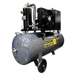 Компресор високого тиску гвинтовий масляний GTM DLG5.5V/inv (200 л, 680 л/хв, 5.5 кВт, 380-400 В, інвертор) - мініатюра 2