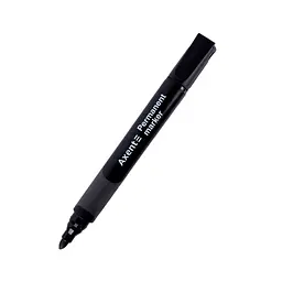 Маркер Axent Permanent Comfort Grip 2542-A, 2 мм круглий чорний (2542-01-A)