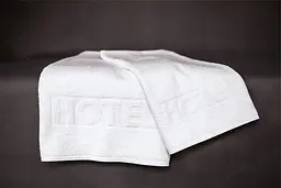 Рушник білий для ванної Cotton Area Hotel 5х90см 500 г/м2 Cotton Area pbe0051483 - мініатюра 3