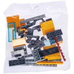 Конструктор Zipp Toys Потяг DPK32 з рельсами, жовтий - мініатюра 9