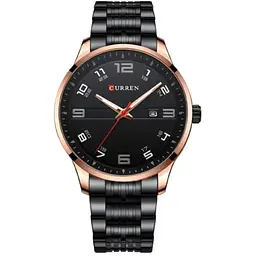 Годинник наручний Curren 8411 Black (18691)