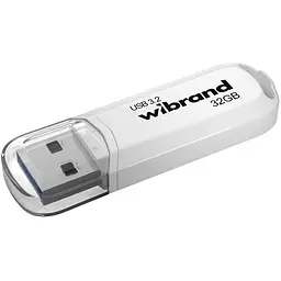 USB флеш накопичувач Wibrand 32GB Marten White USB 3.2 Gen 1 (USB 3.0) (WI3.2/MA32P10W)
