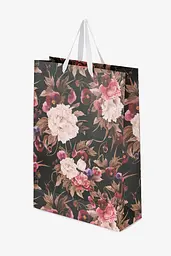 Пакет подарунковий JUMBO Flores 760240ML Чорно-коричневий shop (2000991026957) - мініатюра 1