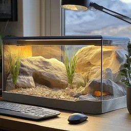 Штучна рослина, висока трава Terrario 15x7x41см (325) - мініатюра 4