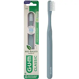 Зубна щітка GUM Classic Bio-Based Handle компактна середня синя