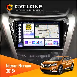 Штатна магнітола Nissan Murano 2015+ Cyclone C10-011 4x64, DSP Cyclone (НФ-00005267)