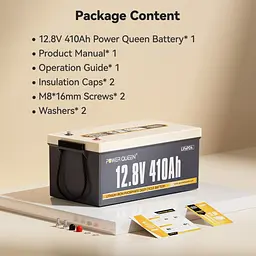 Акумулятор Power Queen LiFePO4 12V (12.8V/410Ah/5248Wh) (P12V410-250-BASIC-16-A250) [158031] - мініатюра 6