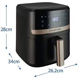 Мультипіч 27610-56/RH Satisfry Air Fryer 4.3L Russell Hobbs teh0023159 - мініатюра 7