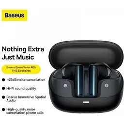 Навушники Baseus Bowie M2s True Wireless Earphones чорні NGTW350101 - мініатюра 7