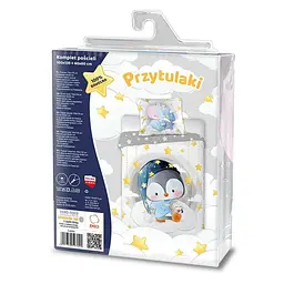 Постільна білизна дитяча 100% бавовна FARO Pinguin (100x135 см) - мініатюра 3