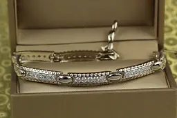 Браслет Xuping Jewelry арія 21 см 6 мм сріблястий - мініатюра 2