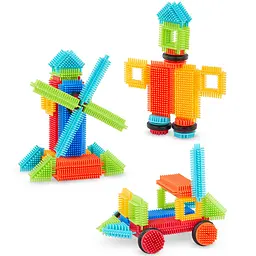 Конструктор-брістл Battat Lite Bristle Blocks Будівельник 36 деталей (BT3099Z) - мініатюра 4