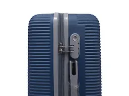 Валіза середня M ABS-пластик Milano bag 004 66×44×28,5см 75л Темно-синій - мініатюра 5