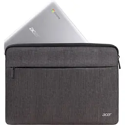 Чохол до ноутбука Acer 15" PROTECTIVE SLEEVE DUAL Grey (NP.BAG1A.293*) - мініатюра 3