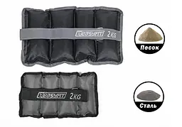 Обтяжувачі для ніг та рук з металом EasyFit Metal 2 кг (пара) - мініатюра 4