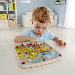 Магнітний лабіринт Hape Будівельний транспорт (E1713) - мініатюра 4