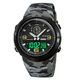 Спортивний годинник чоловічий Skmei 1655 Чорний (2702763253) - мініатюра 2