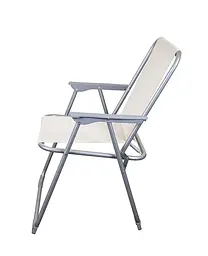 Пляжний складаний стілець із підлокітниками Levistella GP20022306 IVORY - мініатюра 1