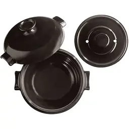 Каструля для рису Emile Henry Flame 19.5x20.5 см чорна (794577) - мініатюра 4