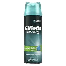 Гель для гоління Gillette Mach 3 Sensitive гіпоалергенний 200 мл - мініатюра 2