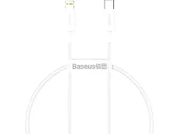 Кабель BASEUS Superior Series USB-C to iP PD 20W White 0.25m (CATLYS-02)