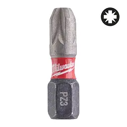 Біта SHOCKWAVE MILWAUKEE, PZ3, 25мм, (25 шт), пластикова коробка - мініатюра 3