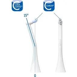 Насадки для звукової щітки Curaprox Hydrosonic CHS 200 ortho монопучки 2 шт. - мініатюра 3