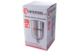Бачок для фарбопульта Intertool 600 мл внутрішнє різьблення М16 x 1.5 мм - мініатюра 3