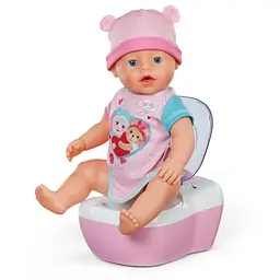 Інтерактивний унітазик для ляльки BABY BORN – МАЛЕНЬКИЙ ТУАЛЕТ (звук) BABY born 837542 - мініатюра 3