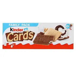 Печиво Kinder Cards 10 шт 256 г