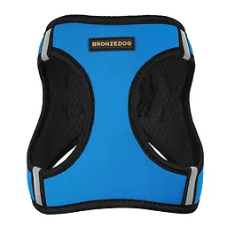 Шлея для собак Bronzedog Sport Vest M 24х18х3 см блакитна - мініатюра 2