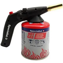 Комплект: пальник газовий Specialist+ з п'єзопідпалом + баллон Пропан/Бутан 25/75%, 450 г (68-003KIT)