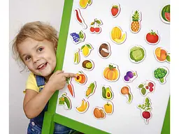 Набір магнітів VLADI TOYS "Мій маленький світ. Фрукти, Овочі" VT3106-11 - мініатюра 6