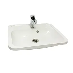Умивальник врізний Adamant OPTION 550х430 Classic white-01 - мініатюра 6