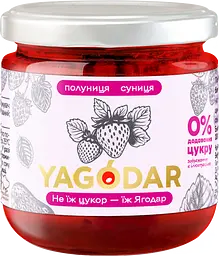 Джем без цукру Yagodar Полуниця з суницею 210 г
