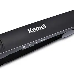 Потрійні щипці плойка для волосся Kemei KM-2022 для гофрування та хвилястого укладання 45 Вт Фіолетовий - мініатюра 4