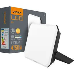 Світлодіодний прожектор Videx F3 50W 5000K Black (VLE-F3-0505) [144826] - мініатюра 4