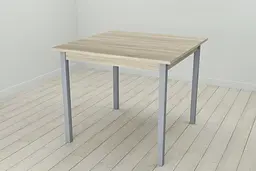Стіл кухонний Ferrum-decor Дієго 75x80x80 Сірий ДСП Сонома 16мм (FRD-106306) - мініатюра 3