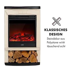 Електричний камін Klarstein Carinthia 1800Вт, до 36 м² (10035316) - мініатюра 4