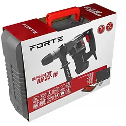 Перфоратор Forte SDS-Plus-RH 32-16 1.6 кВт 32 мм (96389) - мініатюра 10